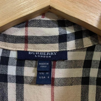 バーバリーロンドン イタリア製 リネン linen ノヴァチェック セレブ 高級 バーバリーロンドン イタリア製 リネン linen ノヴァチェック