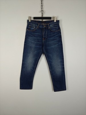 Nudie Jeans Rigid Dream Blue Denim Hose Größe 31x30