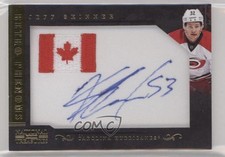 2013-14 National Treasures Retro Phenoms Jeff Skinner (Canadian Flag) Auto 0a6