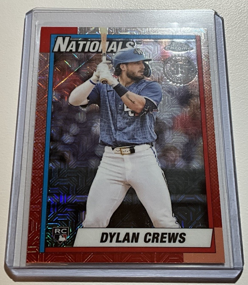 2025 Topps Update Series - 1990 Topps Chrome Silver Pack Dylan Crews #U90C-91
