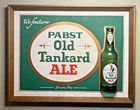 Vintage 1970's Pabst Beer Old Tankard Ale 3-D Bottle Sign Game Room Man Cave Bar