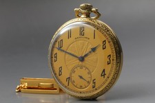 Hamilton Pocket Watch 912 14K Gold FILLED 17Jewels Hand-winding Men's Vintage