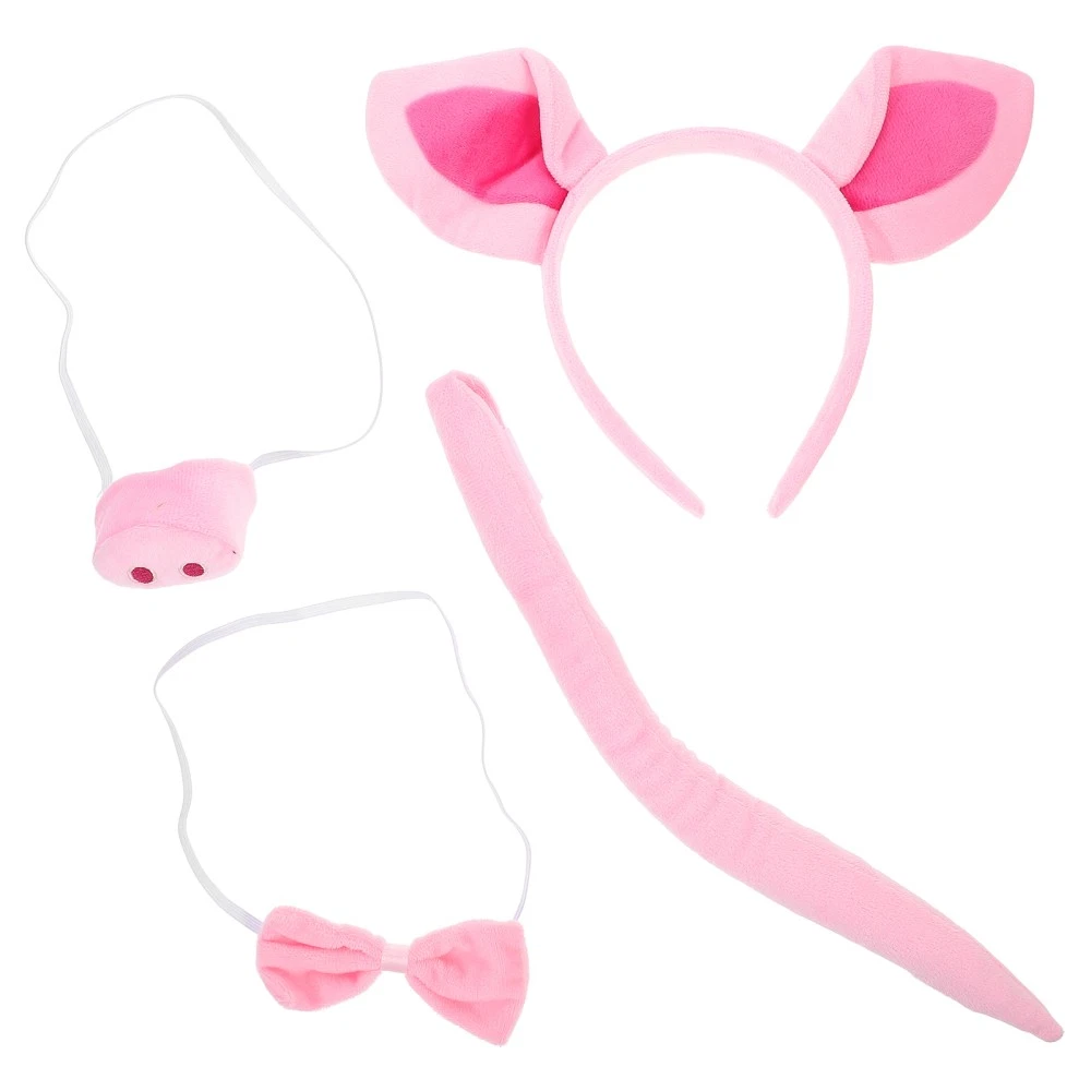 VETEMENTS Set Abbigliamento Maiale Papà Bambino Vestito Fantasia Costume Accessori Animale Festa