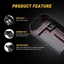 For Toyota RAV4 2019-2020 Center Console Armrest Storage Box Accessories Tray EA