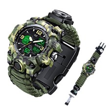 Kavie Mens Tactical Military Digital Watch, 23-in-1 Survival Multi-Functional...