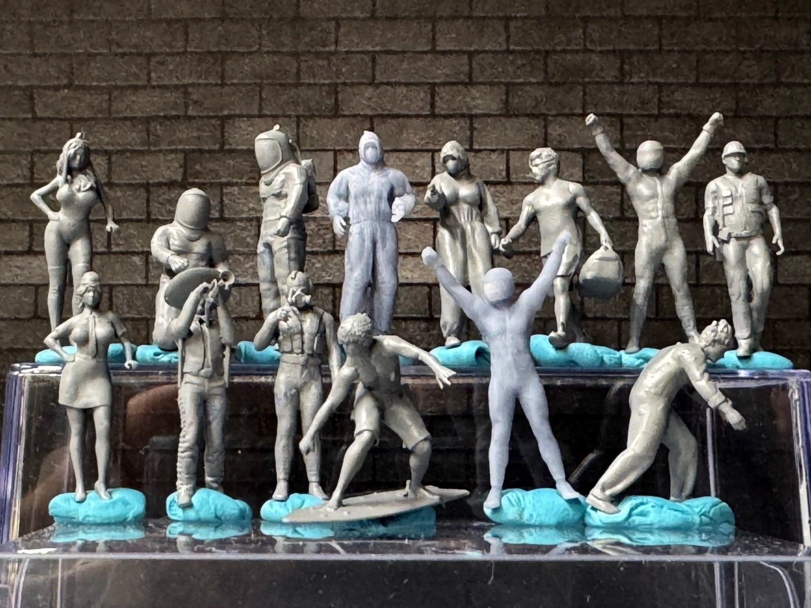 1:64 Figures  - For Dioramas Miniature Figures 164 Fig Lot 708 DoubleGDiecast