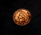 1883 Indian Head Penny Cent ~ Uncirculated (red) ~ (I148)