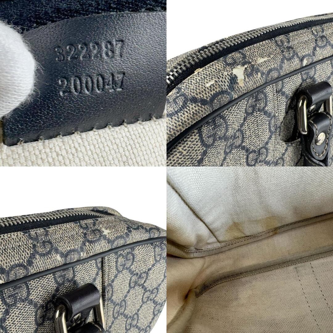 Gucci GG Supreme Canvas Navy Business Bag Used, Light Wear, 23x33cm thumbnail 10