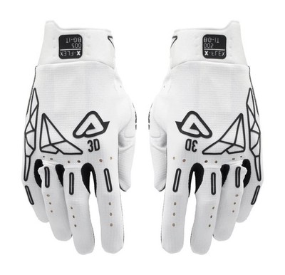 ACERBIS X-FLEX 2.0 White Motocross Gloves