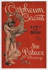 Magician HARDEEN (Brother of Harry Houdini) 1927 Chicago Vaudeville Program