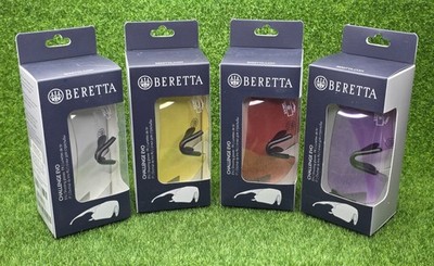Beretta Challenge EVO Shooting Glasses  Choose Lens Color  UV400 Adjustable