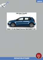 PDF VW Polo 5 (14-17) Reparaturanleitung Motor 1,4 L CR Diesel 55/66/77Kw