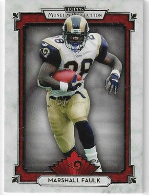 2013 Topps Museum Collection Ruby #82Marshall Faulk 23/50