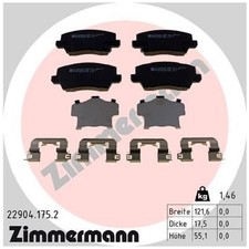 Satz Bremsbeläge Bremsklötze vorne für KIA Picanto 3 JA | 24515108