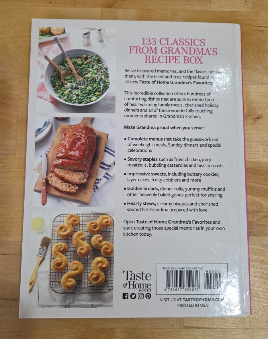 Taste of Home: Grandma's Favorites - Hardcover
