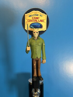 Jason Friday The 13th Camp Crystal Lake Custom Beer Tap Keg Kegerator Handle