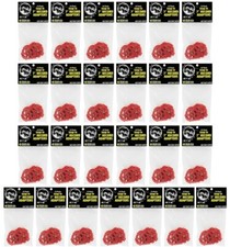  25 07MR10RE 7" Red Record Adapters Ten Packs Adaptors 45RPM 250 Total