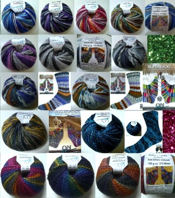 ONline Supersocke 6-fach MERINO COLOR 150g Knäuel Sort.274/250/219/298/240/285