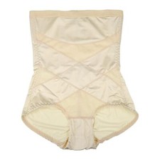 High Waist Women Slimming Body Shaping Tummy Control Shapewear Panties 3XL Beige