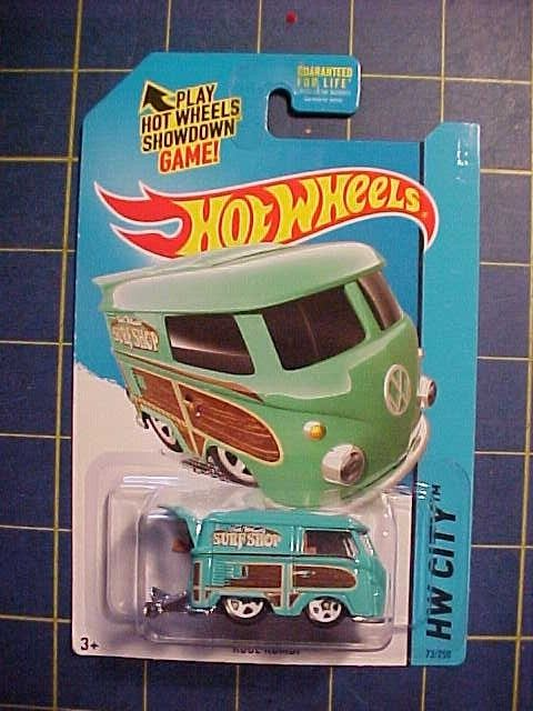 1/64 HOT WHEELS VOLKSWAGEN KOOL KOMBI! HW CITY! NIP TEAL SURF SHOP