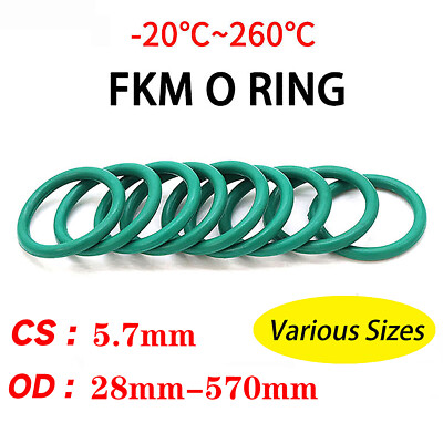 8.6mm Schnurstärke O Ring FKM Dichtring O Ring Nullring 50mm-620mm