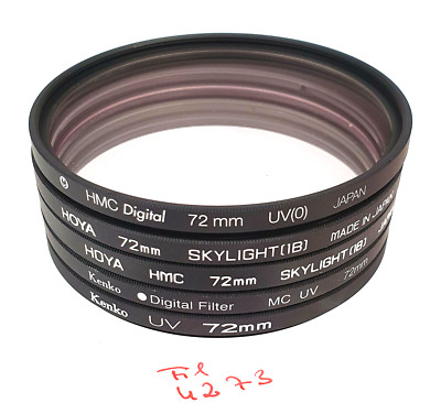 HOYA KENKO UV Sky Skylight Filter Set Lot E72 72 72mm Japan 4273/26
