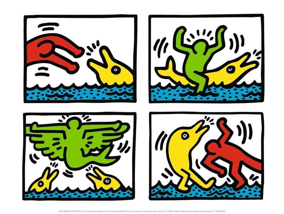 Pop Shop V by Keith Haring Art Print Rare Offset Lithograph Pop