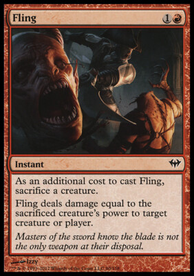 Magic the Gathering MTG Fling (90) Dark Ascension   NM