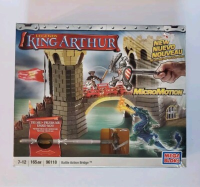 NIB Mega Bloks Legends King Arthur Micro Motion Battle Action Bridge 96118