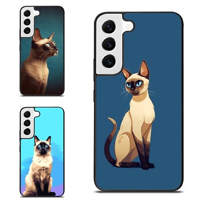 For Samsung Galaxy Z Fold Flip 3 4 5 6 Baby Siamese Cats love Rugged Cover