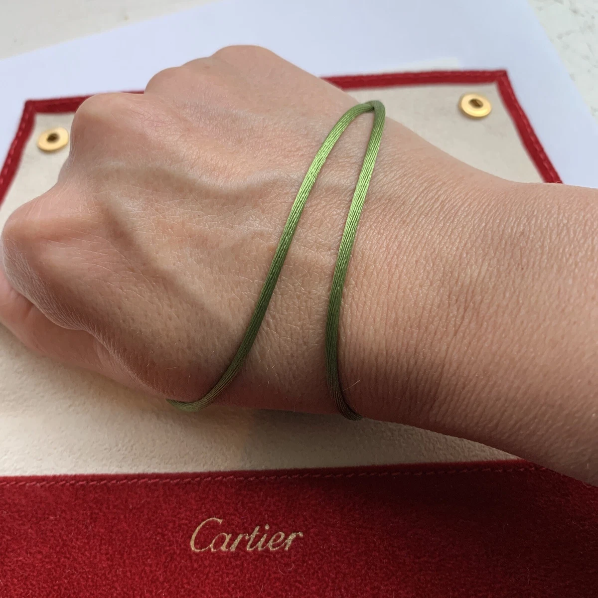 Cartier Trinity Cord bracelet 750(YG×PG×WG) Total 2.6g｜a1918146｜ALLU UK｜The  Home of Pre-Loved Luxury Fashion