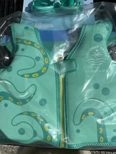 Coconut Grove By Sunny Life- Float Vest & Goggles Set-Oscar The Octopus-Max 40lb