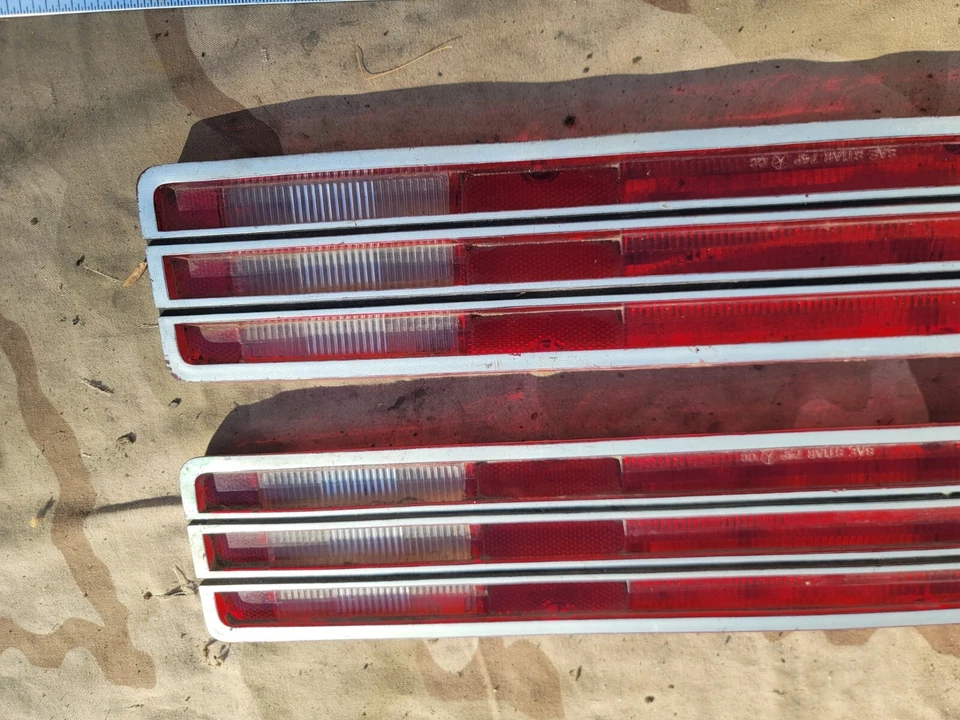 1974 1975 1976 1977 Dodge Plymouth Fury luz trasera conjunto de lentes OEM Foto 4 de 4