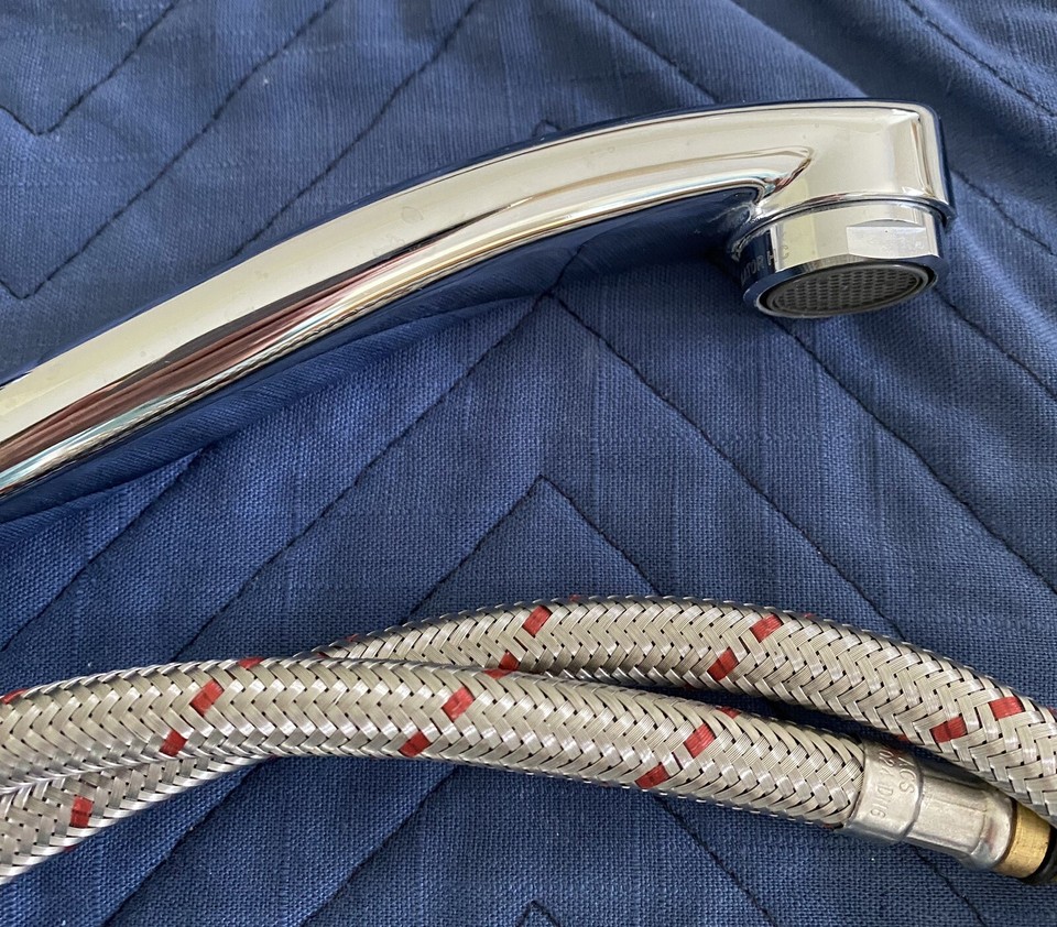 Kitchen Sink Mixer Tap Swivel Spout Chrome eBay