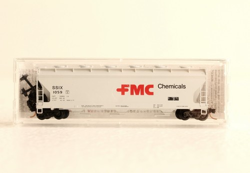 Micro trenes escala N 93080 FMC CHEMICAL 3 bahías tolva con escotillas redondas de funcionamiento | Zustand: New