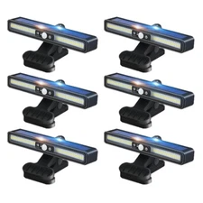 2-8Pcs Clip On Solar Motion Sensor Light Outdoor Waterproof, Solar Fence Light