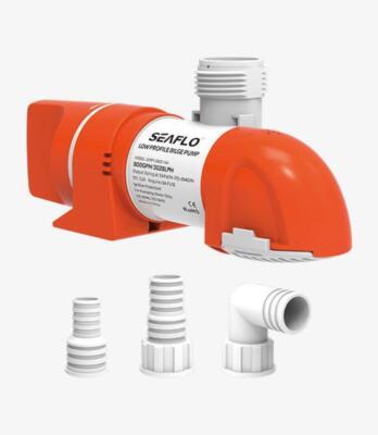 Seaflo Auto 14A 24V 1100 GPH automatische Bilgenpumpe | 4 Boote
