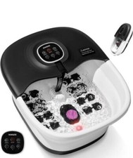 Collapsible Foot Spa Massager KNQZE MZD-02F Black White Corded Electric Tested