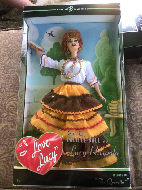 2005 "I Love Lucy" Ep. 38 "The Operetta" Barbie Doll in Original Box
