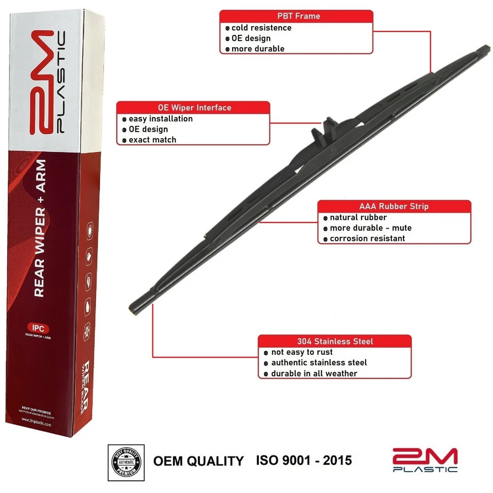 Rear Wiper Arm & Blade New For Jeep Grand Cherokee MK II 1998-2004 OEM Quality - Image 3 of 3