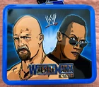 Funko WWE Wrestlemania 17 Lunch Box The Rock Stone Cold NEW Collectible Dented