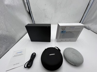 AISPEECH M4 Bluetooth Speakerphone Conference Microphone w/ 360 Noise Cancelling