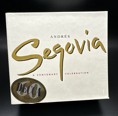 Segovia Centenary Celebration, Classical Guitar [Decca 4 CD Box Set] SEALED