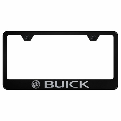 Buick Black Stainless Steel License Plate Frame LF.BUI.EB eBay