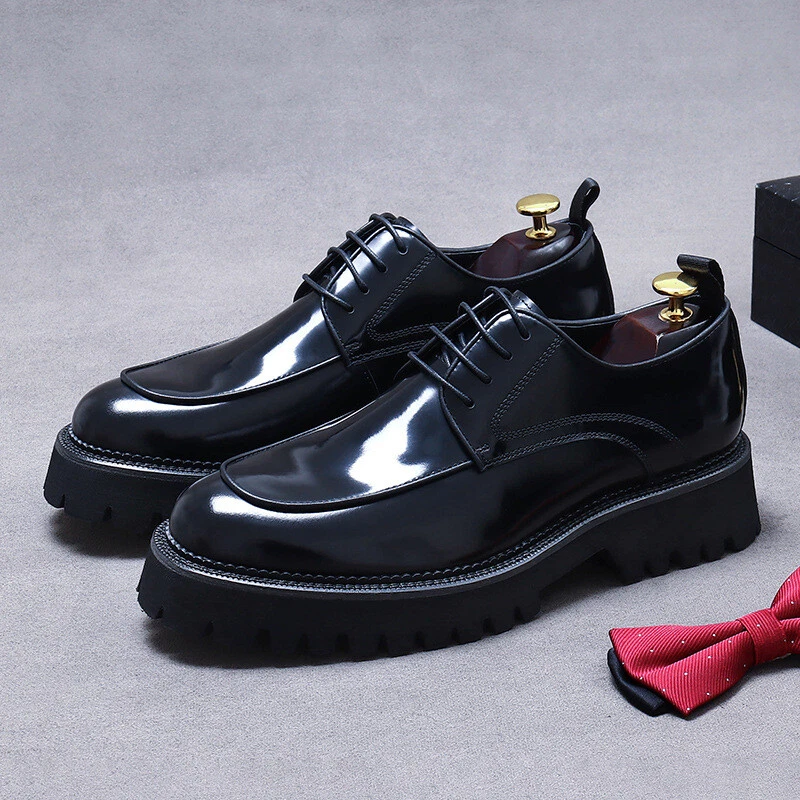 Platform leather shoes sale