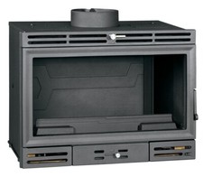 Inserto camino a legna Ferlux Afar ventilato e canalizzabile 4 STELLE