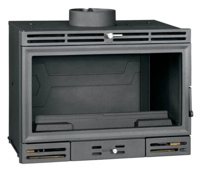 Inserto camino a legna Ferlux Afar ventilato e canalizzabile 4 STELLE