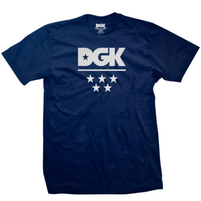 DGK Dirty Ghetto Kids ''All Star'' Short Sleeve Tee (Navy) Men's Graphic T-Shirt