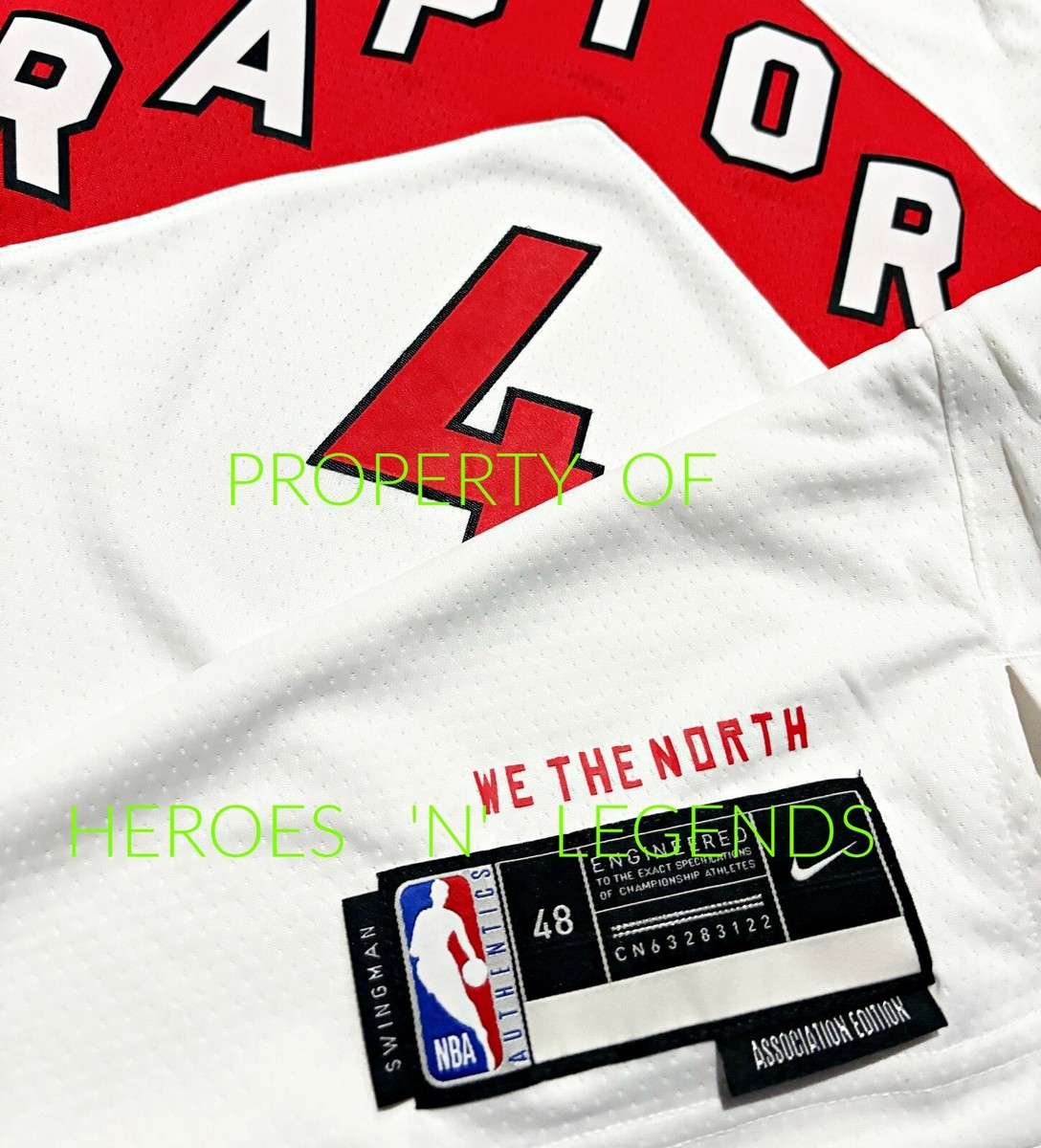 WH-48/L SCOTTIE BARNES TORONTO RAPTORS NIKE ASSOCIATION