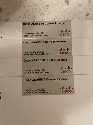 Cisco ASA5516 Control License P/N 55-1170-01 ASA5516-CTRL-LIC 5516 ASA-5516 NEU